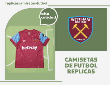 camiseta West Ham 2023 2024 replica
